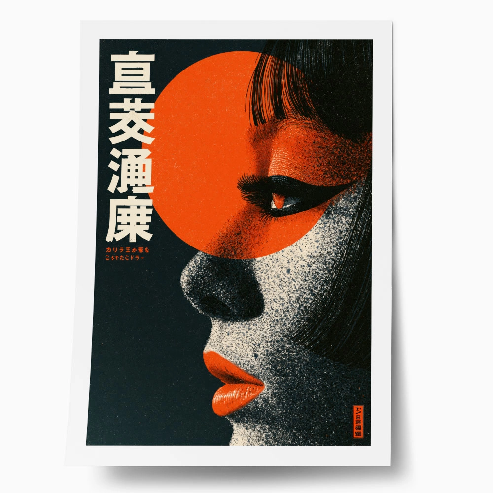 Poster JAPANESE FACE 8