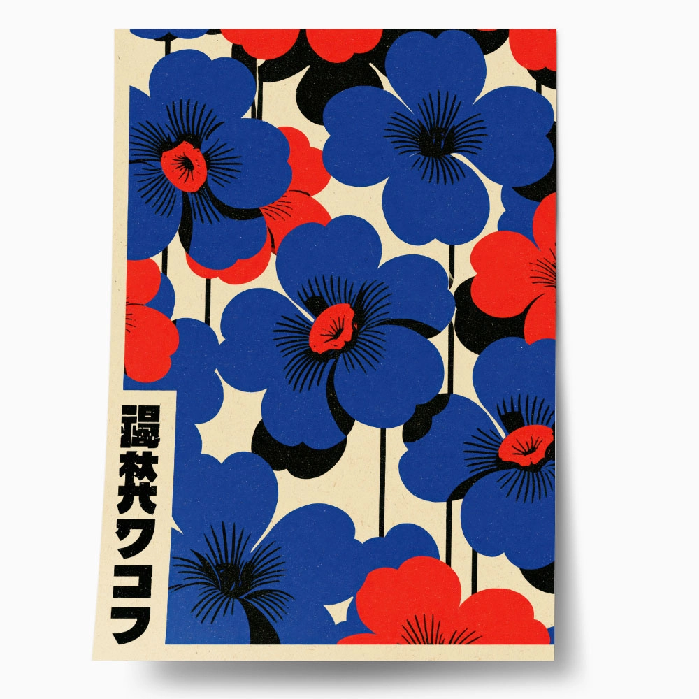 Poster JAPANESE FLOWERS 2