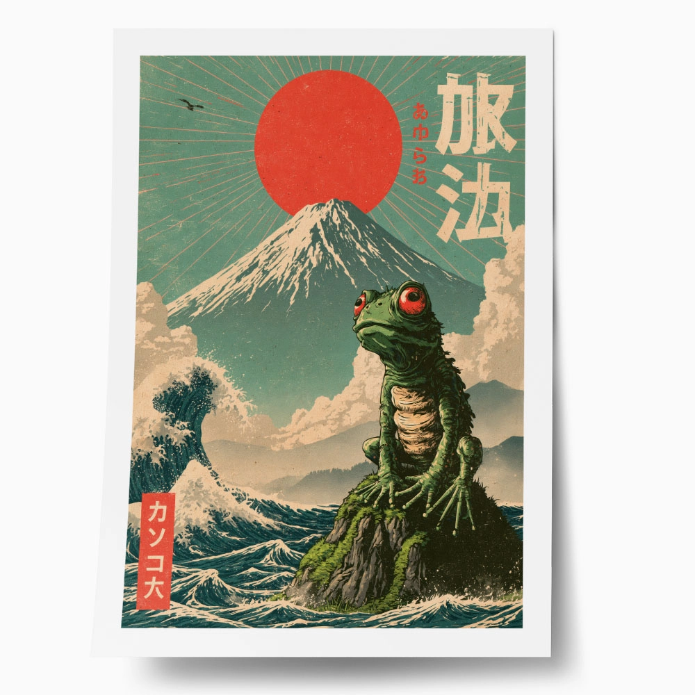 Poster JAPANESE FROG