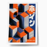 Poster JAPANESE GEOMETRIC TYPOGRAPHY 2
