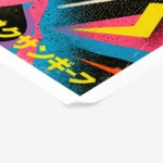 Poster JAPANESE GEOMETRIC TYPOGRAPHY