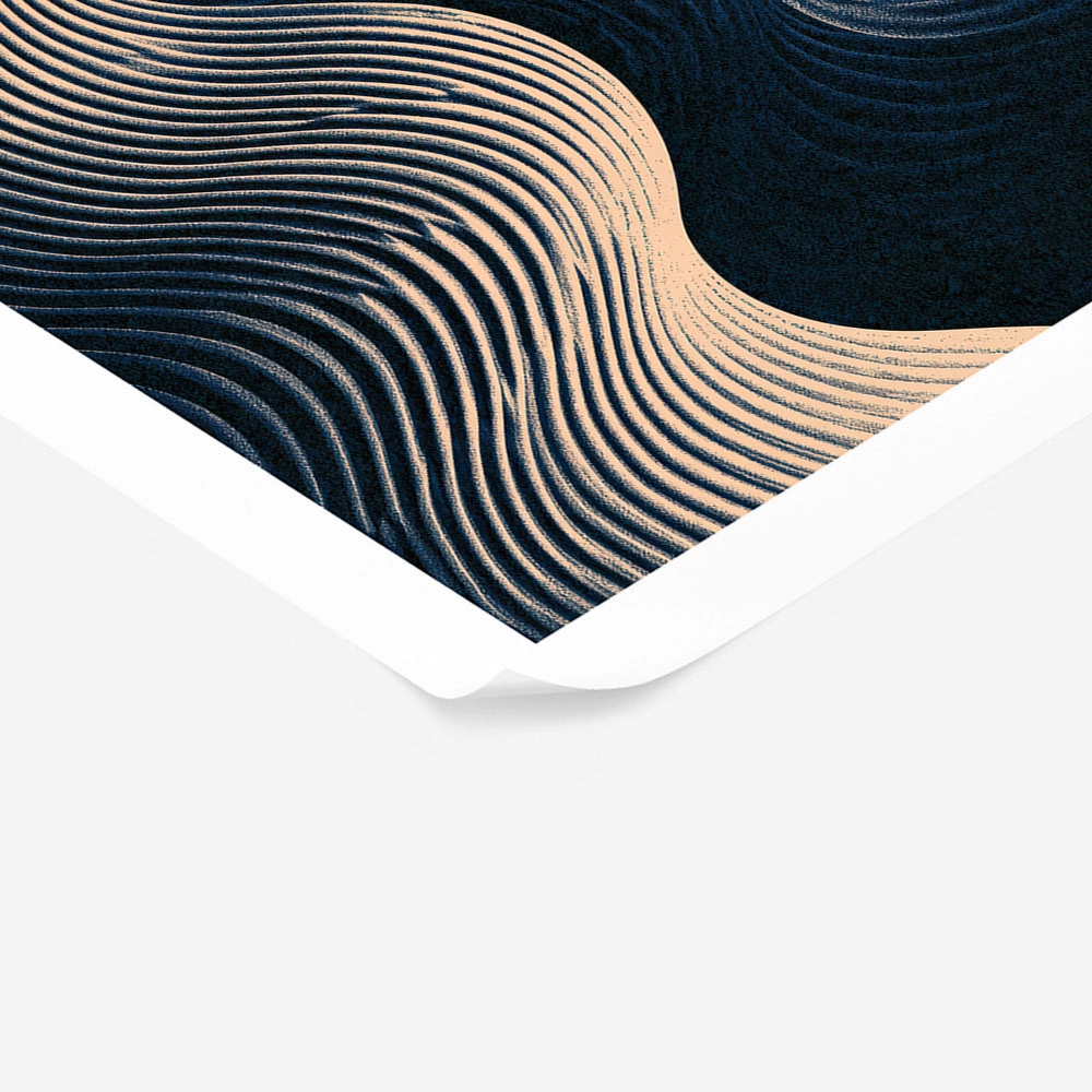 Poster JAPANESE GEOMETRIC WAVES