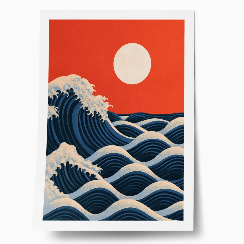 Poster JAPANESE GREAT WAVE 3
