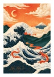Poster JAPANESE GREAT WAVE 4