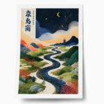 Poster JAPANESE RIVER