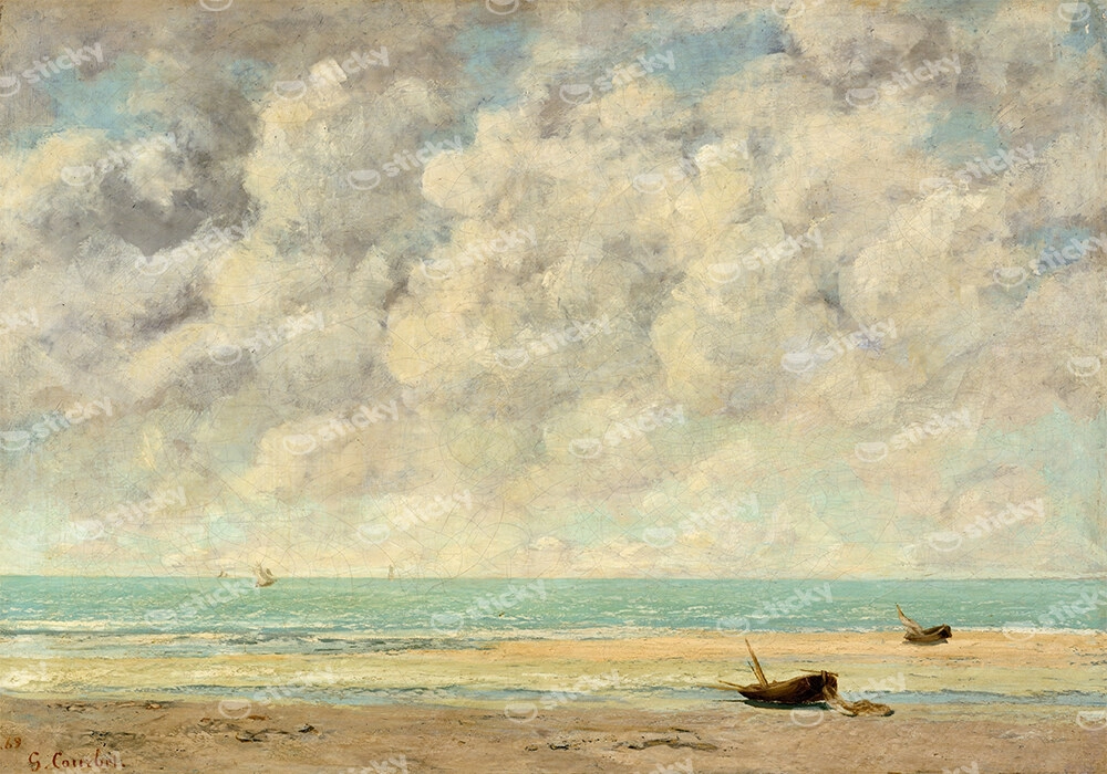 Πινακας Σε Καμβά GUSTAVE COURBET – THE CALM SEA