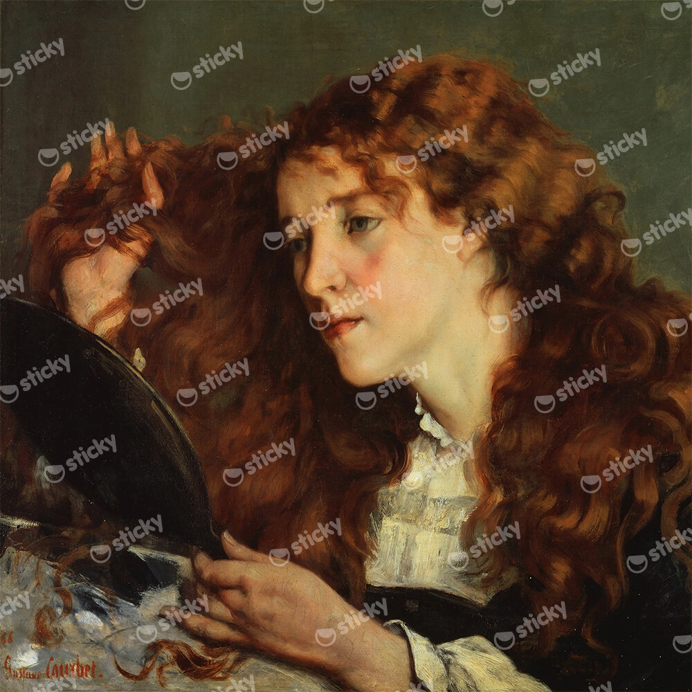 Πινακας Σε Καμβά GUSTAVE COURBET – JO LA BELLE IRLANDAISE