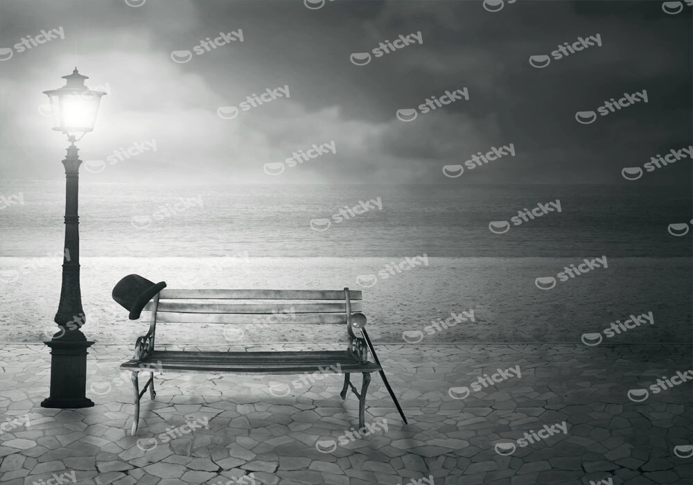 Πινακας σε καμβά VINTAGE BLACK WHITE