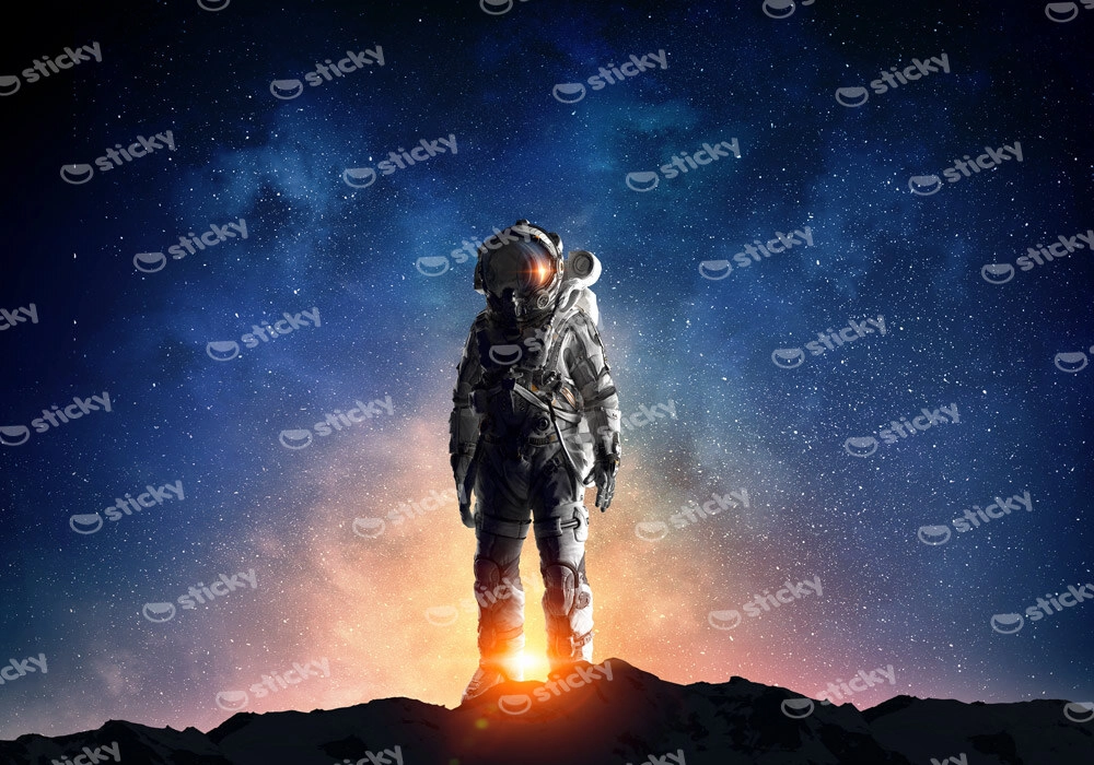 Πινακας σε καμβά ASTRONAUT IN OUTER SPACE 2