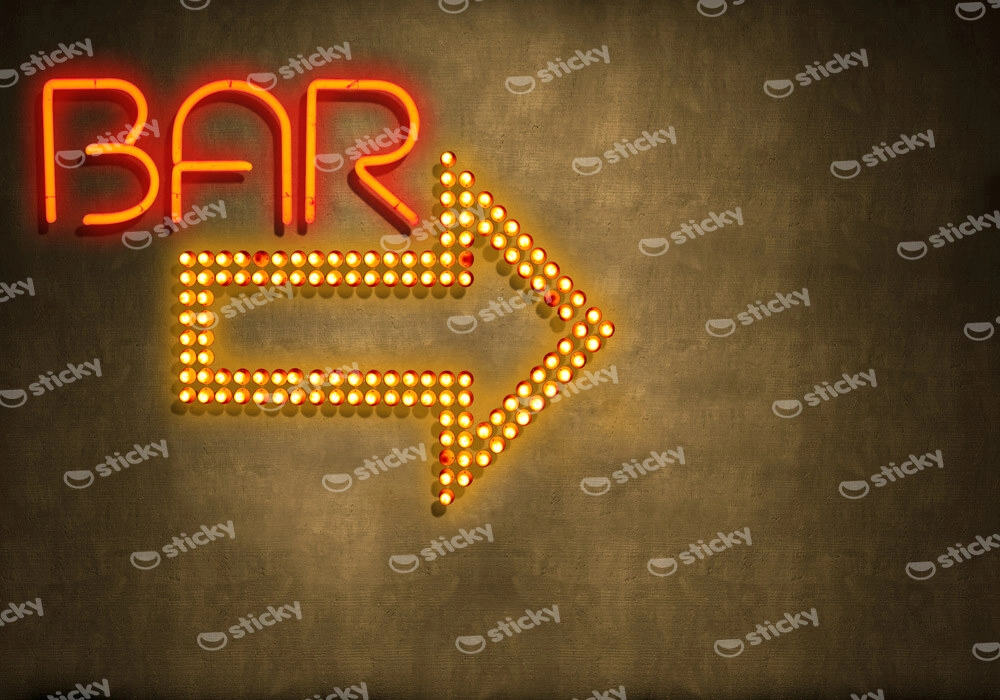 Πινακας σε καμβά BAR SIGN