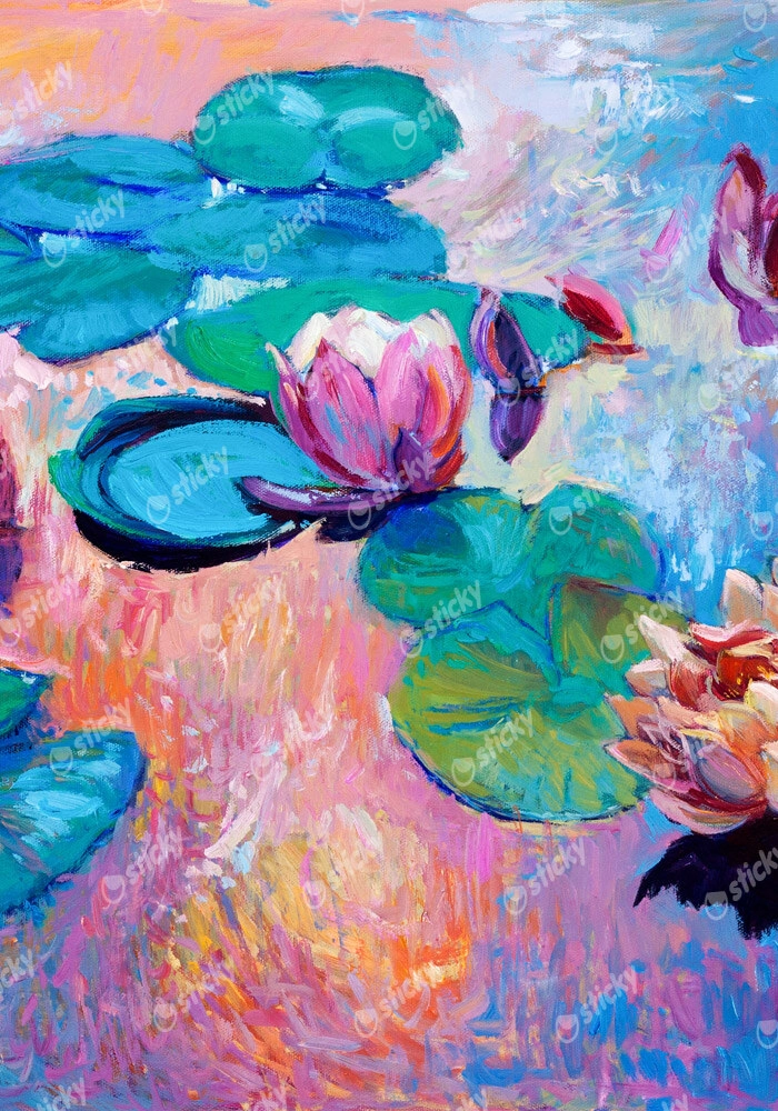 Πινακας σε καμβά WATER LILIES