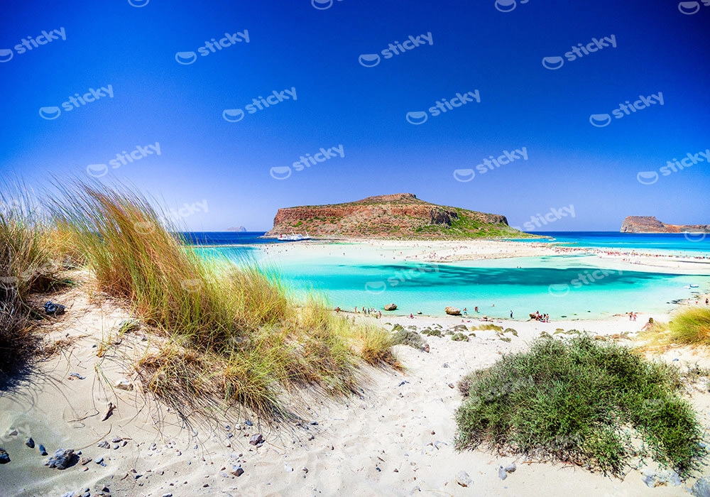 Πινακας σε καμβά BALOS LAGOON CRETE