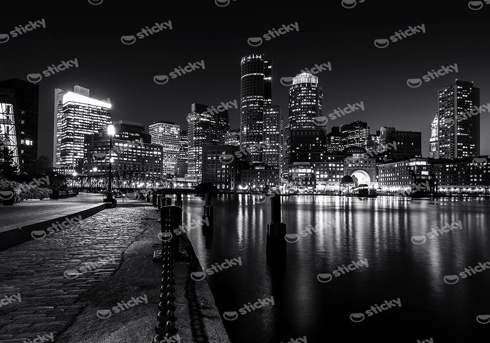 Πινακας σε καμβά BOSTON HARBOUR