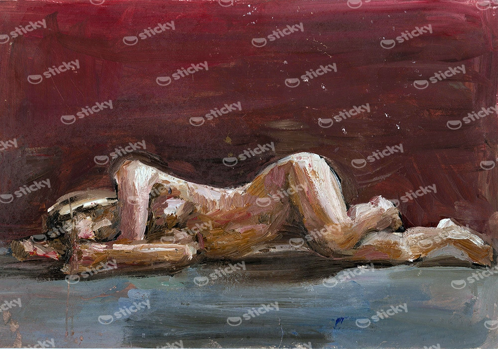 Πινακας σε καμβά EXPRESSIVE WOMAN FIGURE