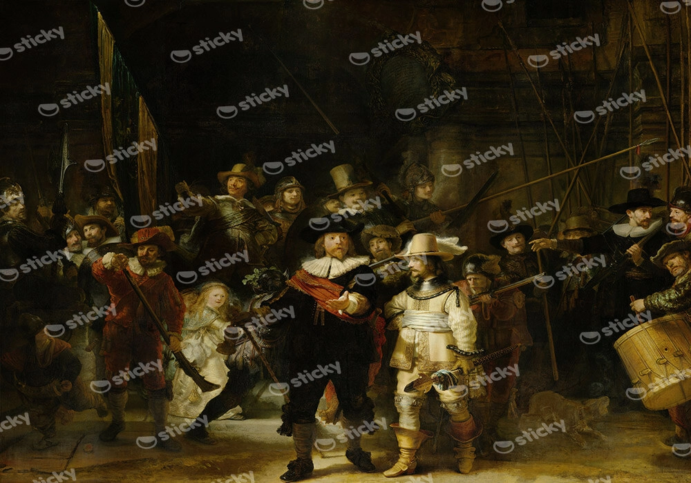 Πινακας σε καμβά REMBRANDT - THE NIGHTWATCH