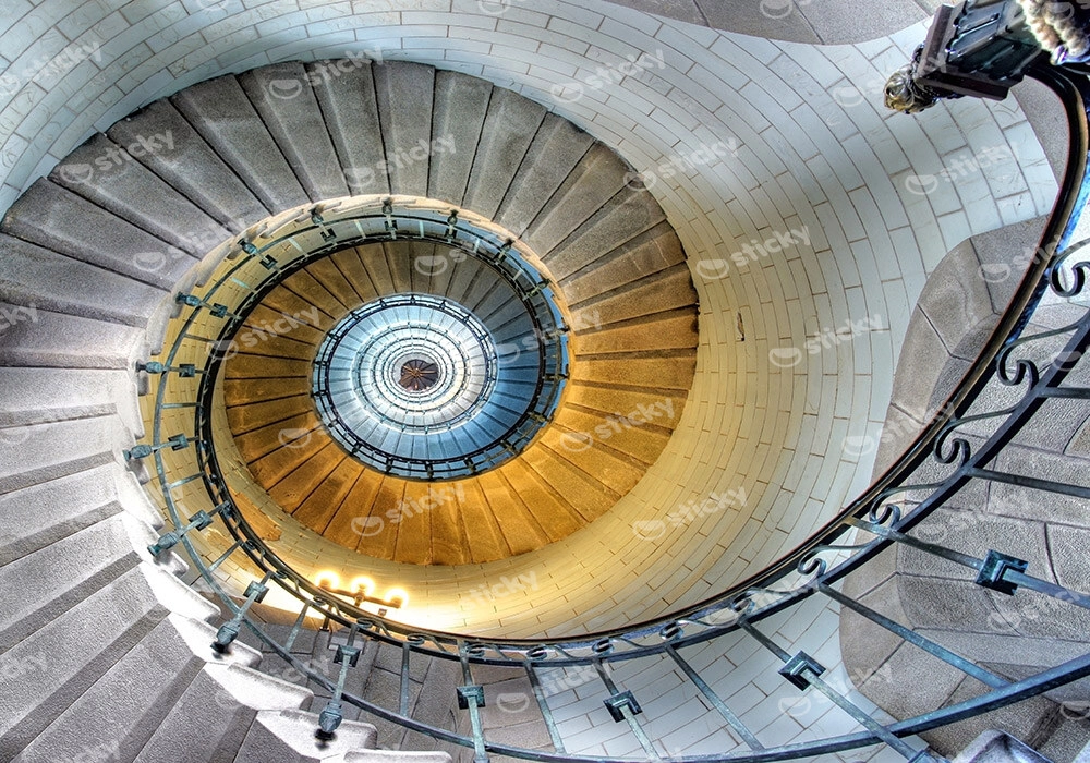 Πινακας σε καμβά SPIRAL STAIRCASE