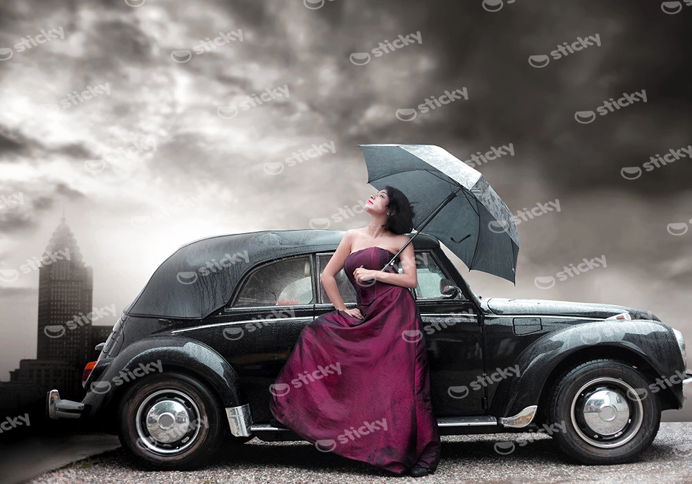 Πινακας σε καμβά UMBRELLAS