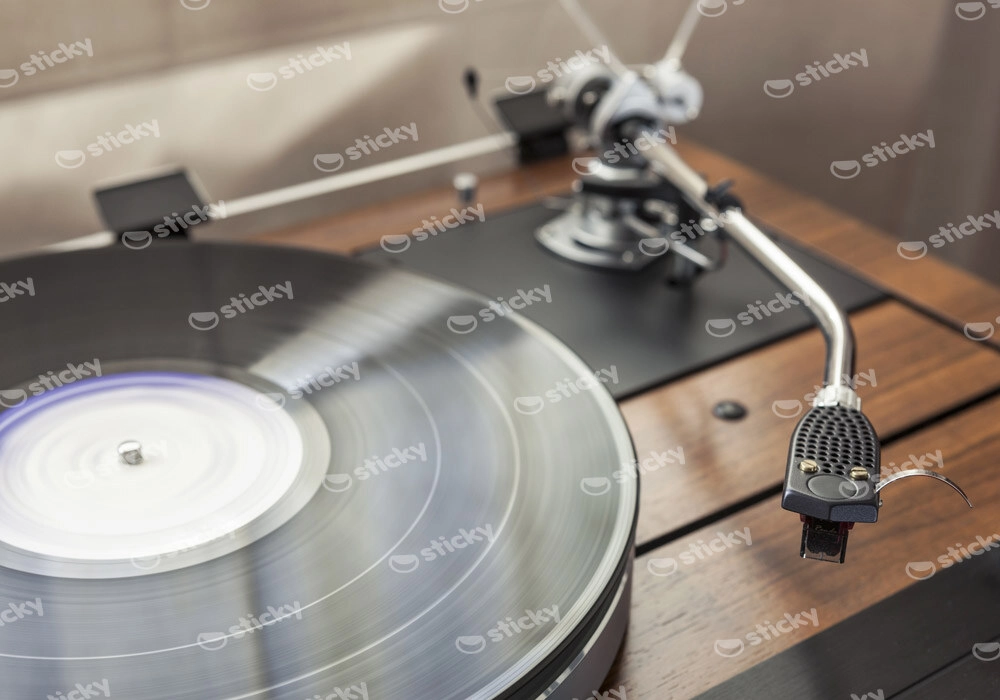 Πινακας σε καμβά VINTAGE RECORD PLAYER