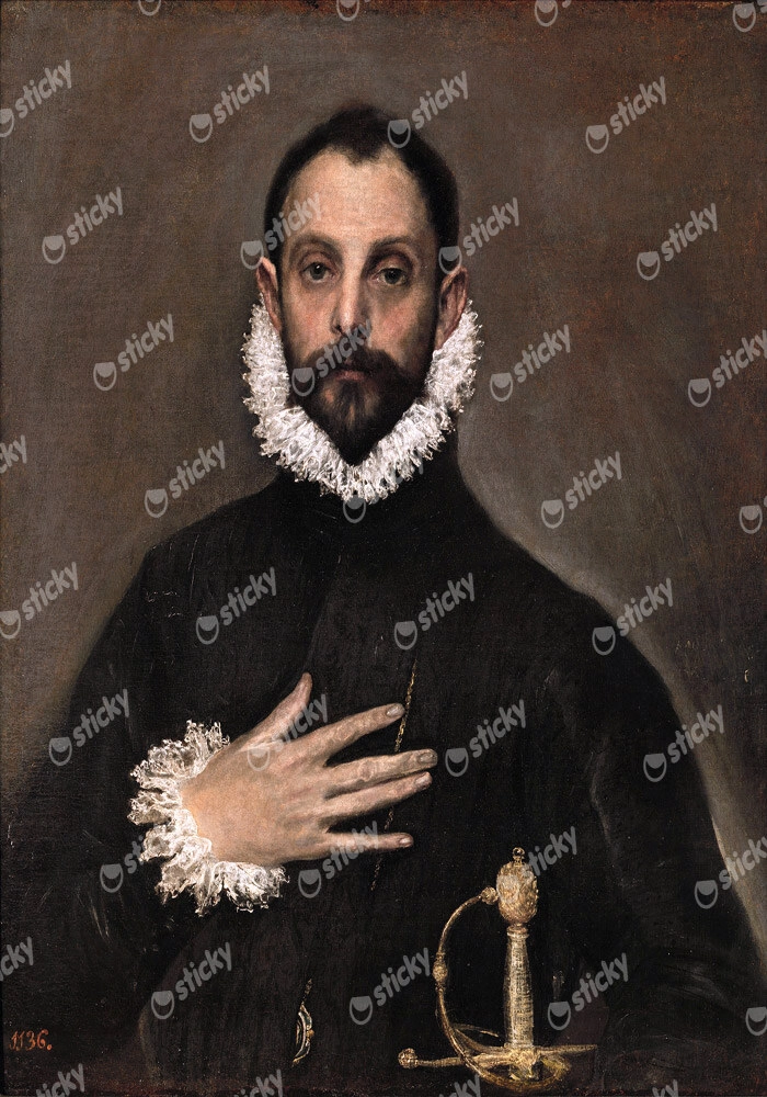 Πινακας σε καμβά EL GRECO - EL CABALLERO