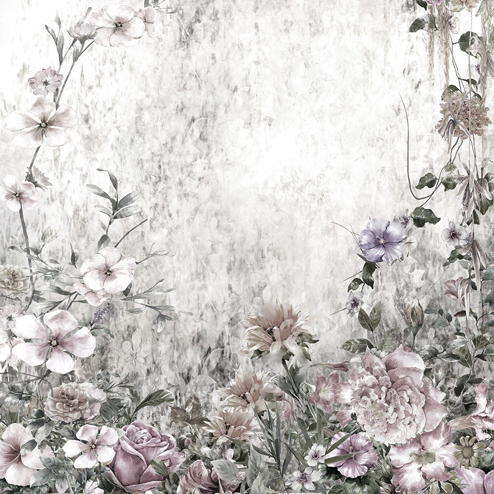 Πίνακας σε καμβά ABSTRACT FLOWERS 3