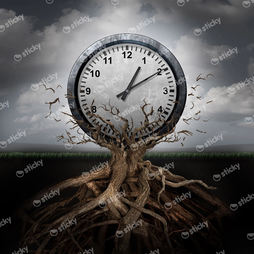 Πίνακας σε καμβά TIME MANAGEMENT BUSINESS CONCEPT