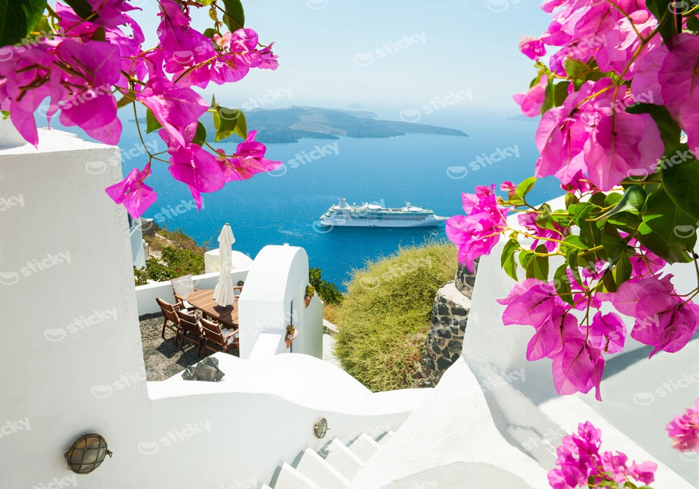 Πινακας σε καμβά SANTORINI 5