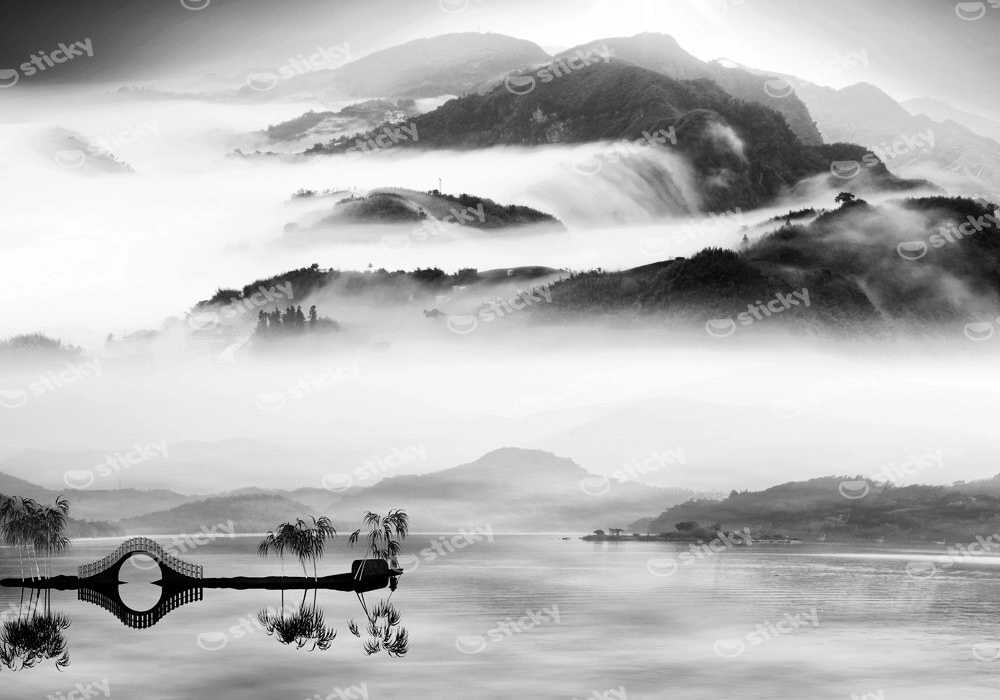 Πινακας σε καμβά CHINESE LANDSCAPE