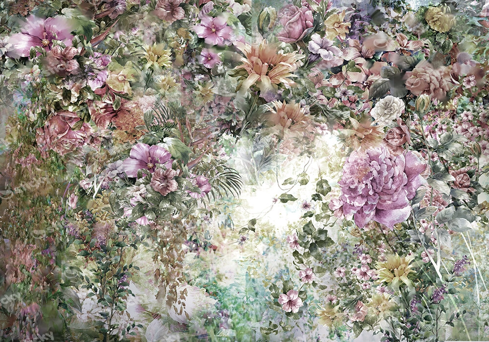 Πινακας σε καμβά ABSTRACT FLOWERS 5