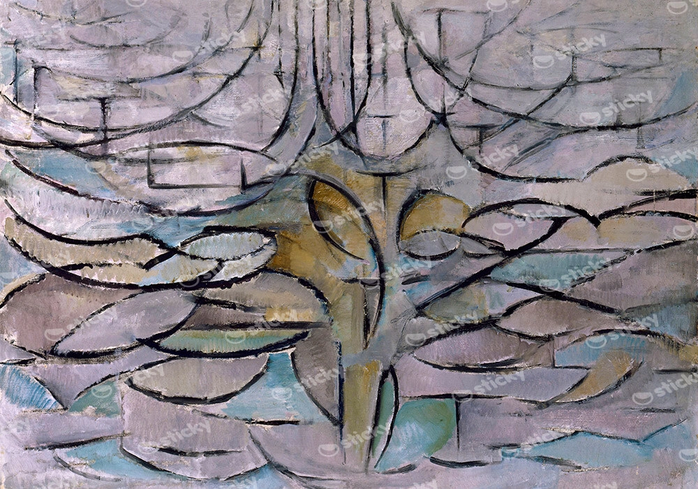 Πινακας σε καμβά MONDRIAN - FLOWERING APPLETREE