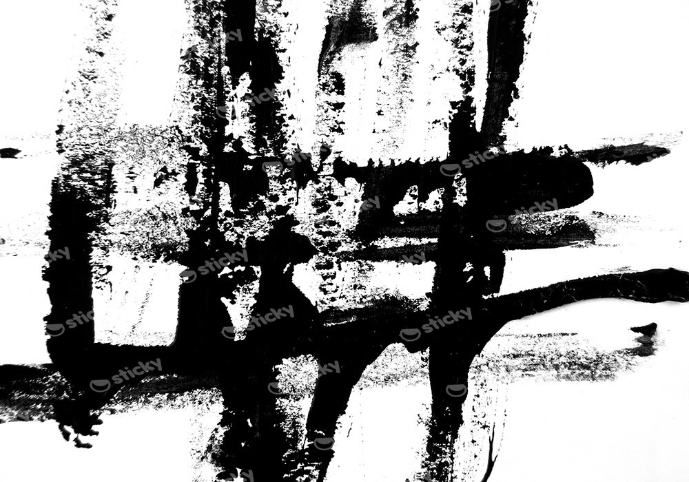 Πινακας σε καμβά BLACK BRUSH