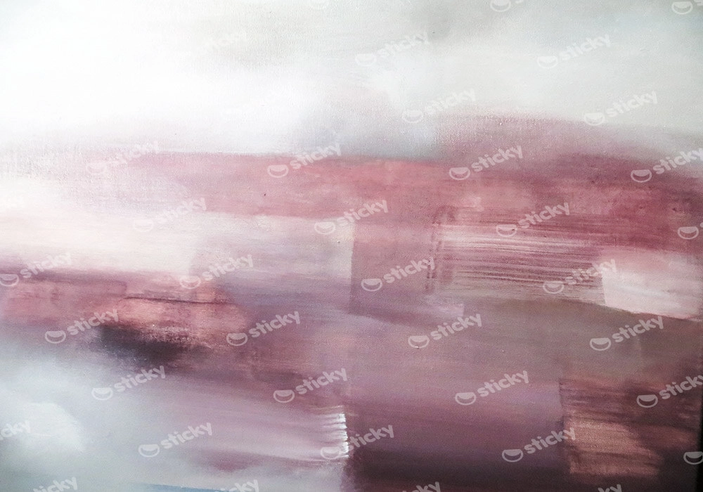 Πινακας σε καμβά PINK - GREY ABSTRACT ART