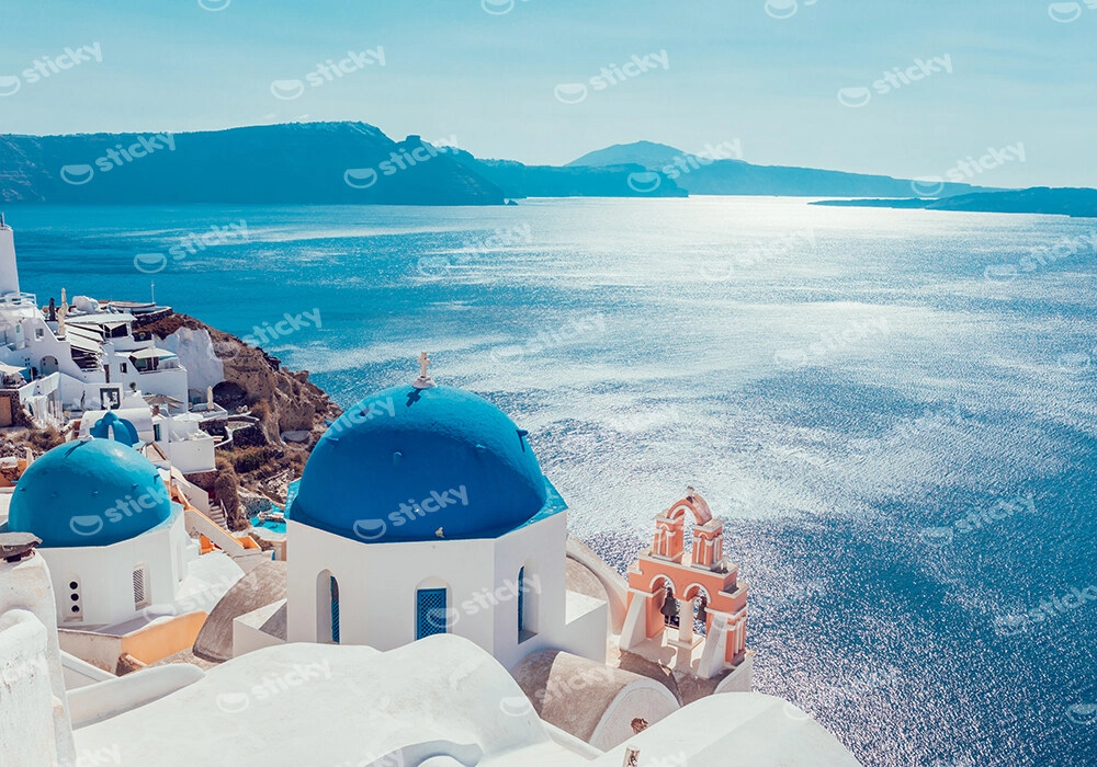 Πινακας σε καμβά SANTORINI 2