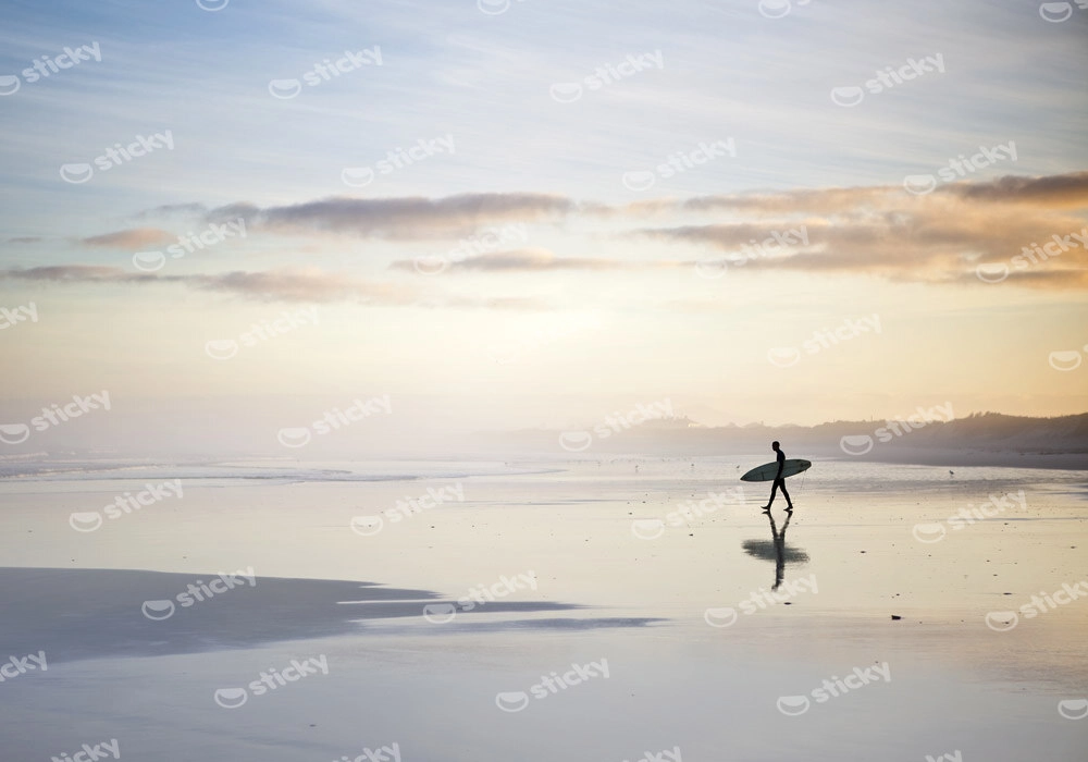 Πινακας σε καμβά MORNING SURFER