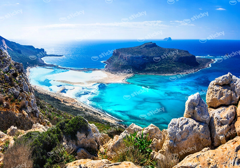 Πινακας σε καμβά AMAZING SCENERY GREEK ISLANDS BALOS BAY CRETE