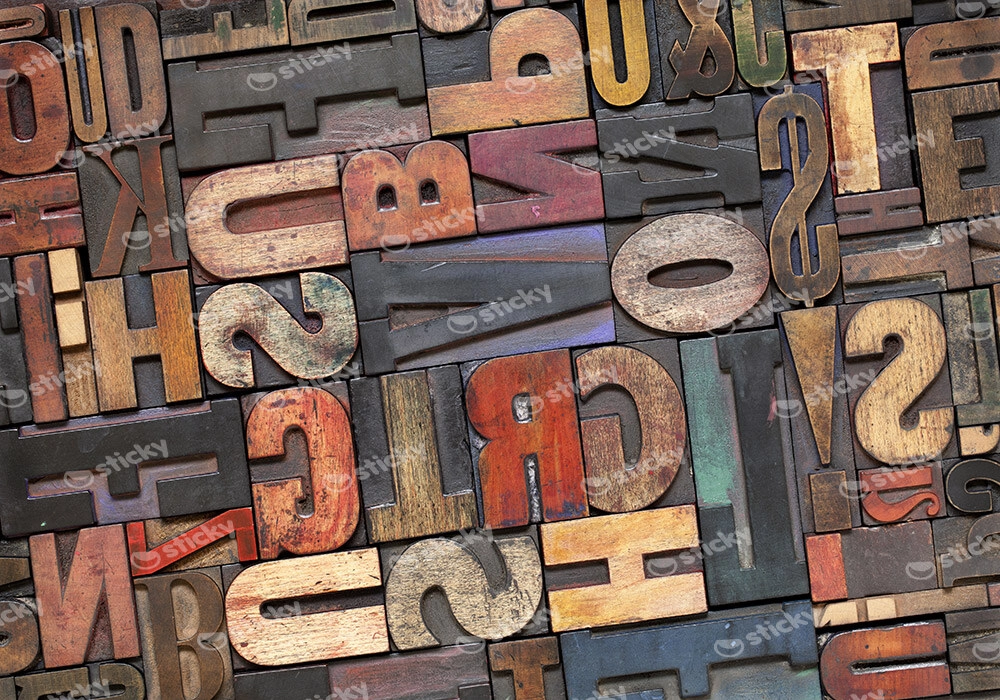 Πινακας σε καμβά LETTERS