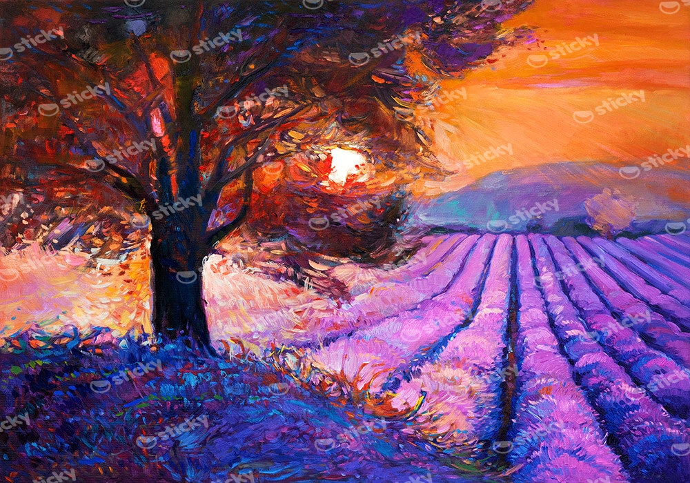 Πινακας σε καμβά PINK FIELD
