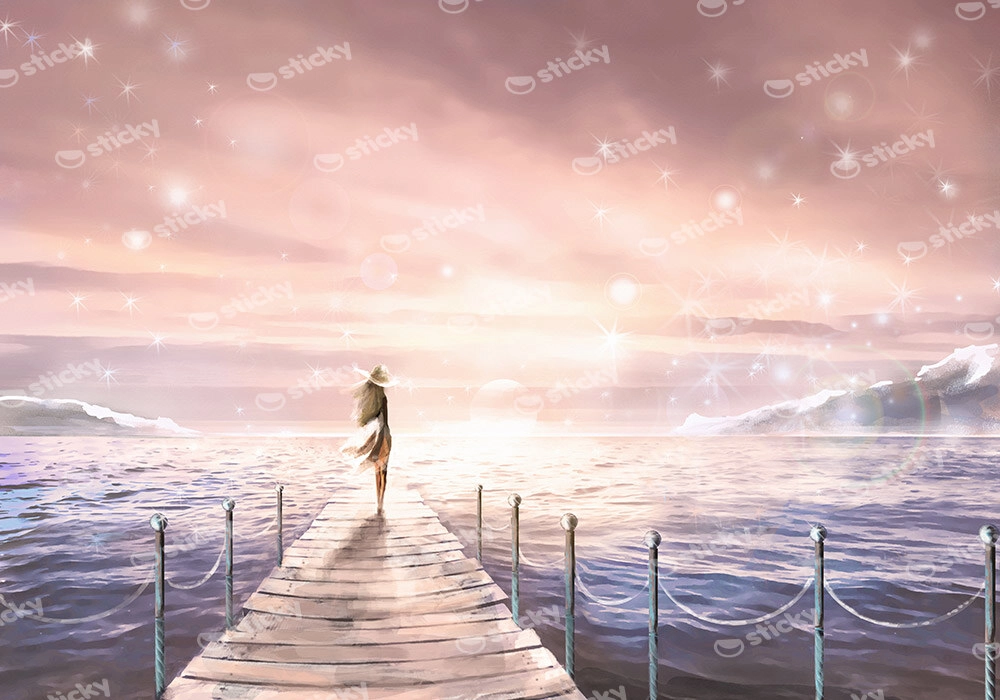 Πινακας σε καμβά SUNLIGHT PIER