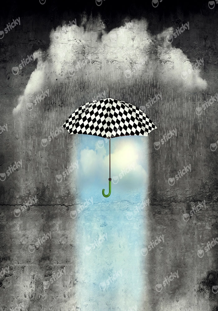 Πινακας σε καμβά SURREAL GOOD AND BAD WEATHER