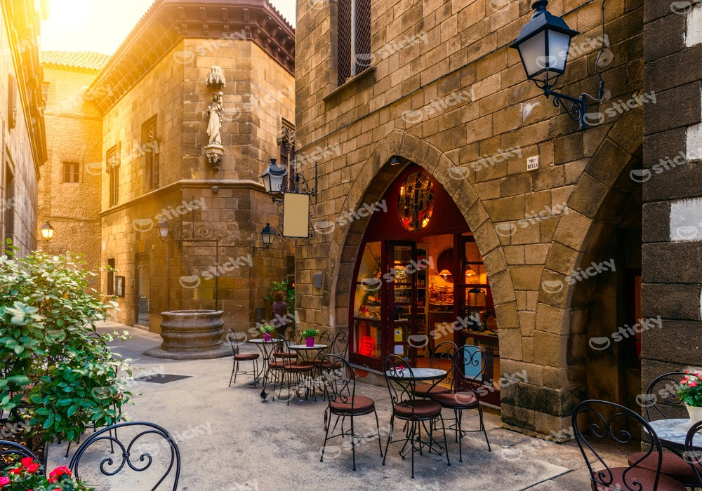 Πινακας σε καμβά POBLE ARCHITECTURE BARCELONA