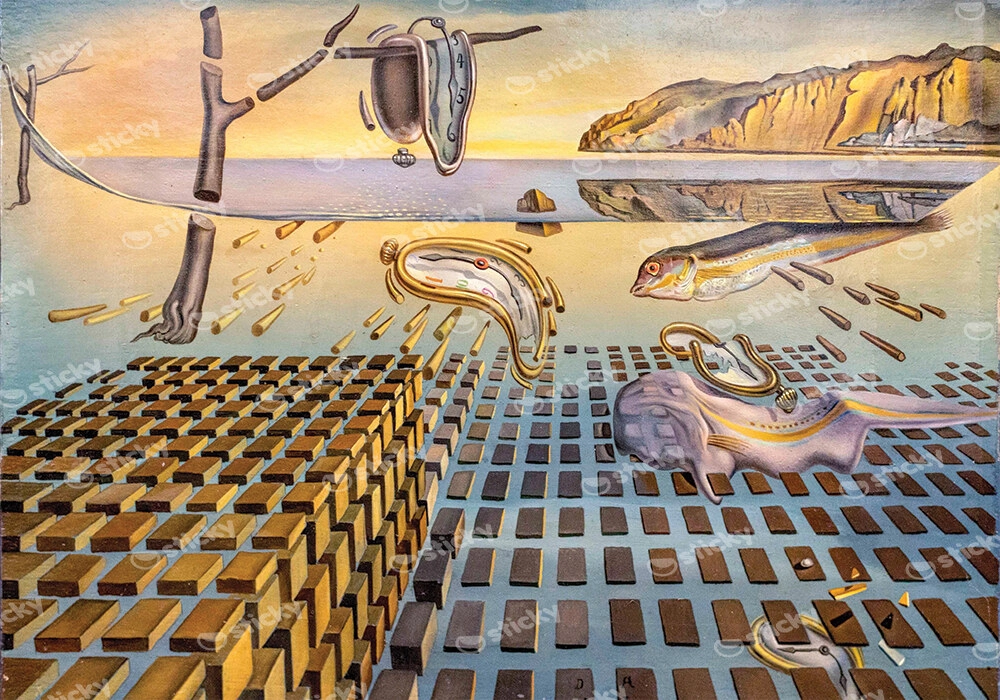 Πίνακας σε καμβά DALI - THE DISINTEGRATION OF THE PERSISTENCE OF MEMORY