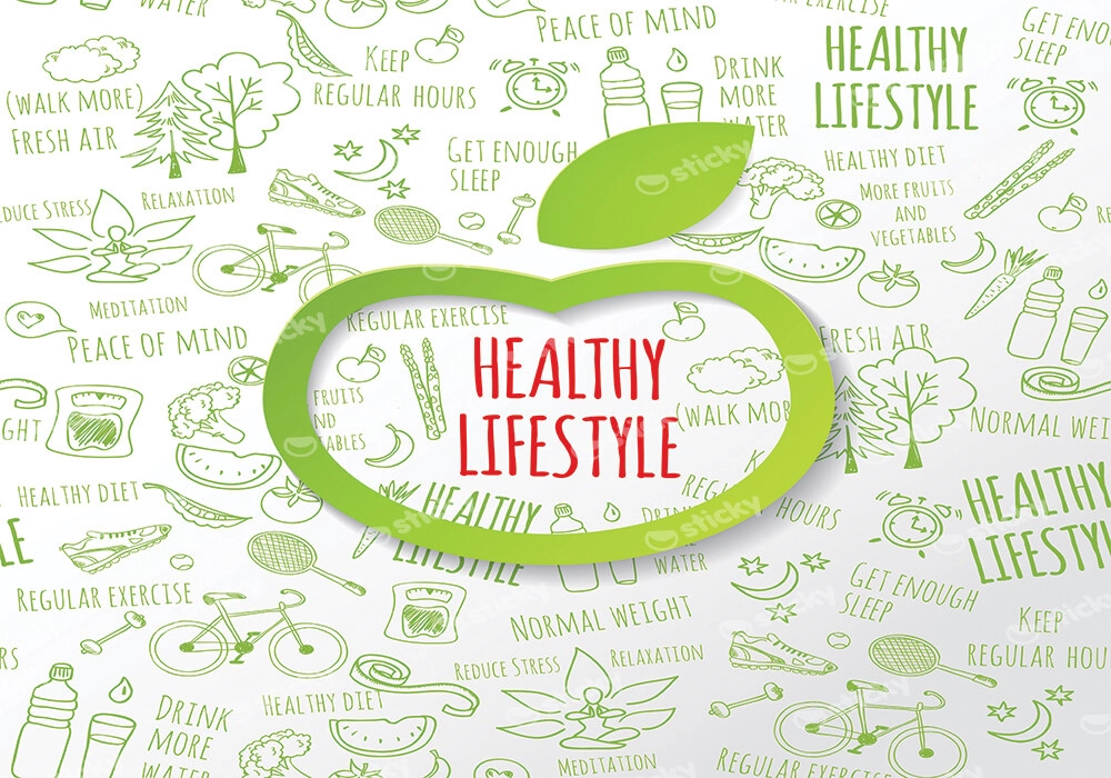Πινακας σε καμβά HEALTHY LIFESTYLE