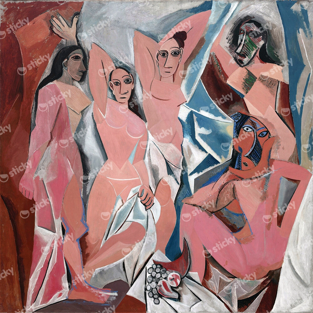Πίνακας σε καμβά PICASSO - GIRLS OF AVIGNON