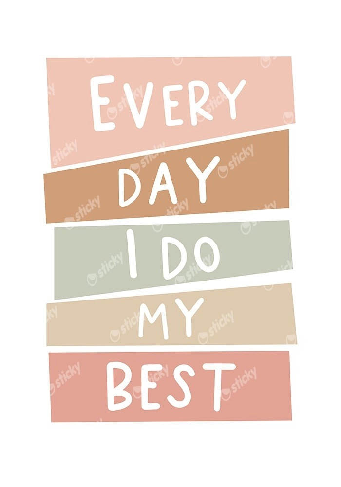 Πινακας σε καμβά I DO MY BEST