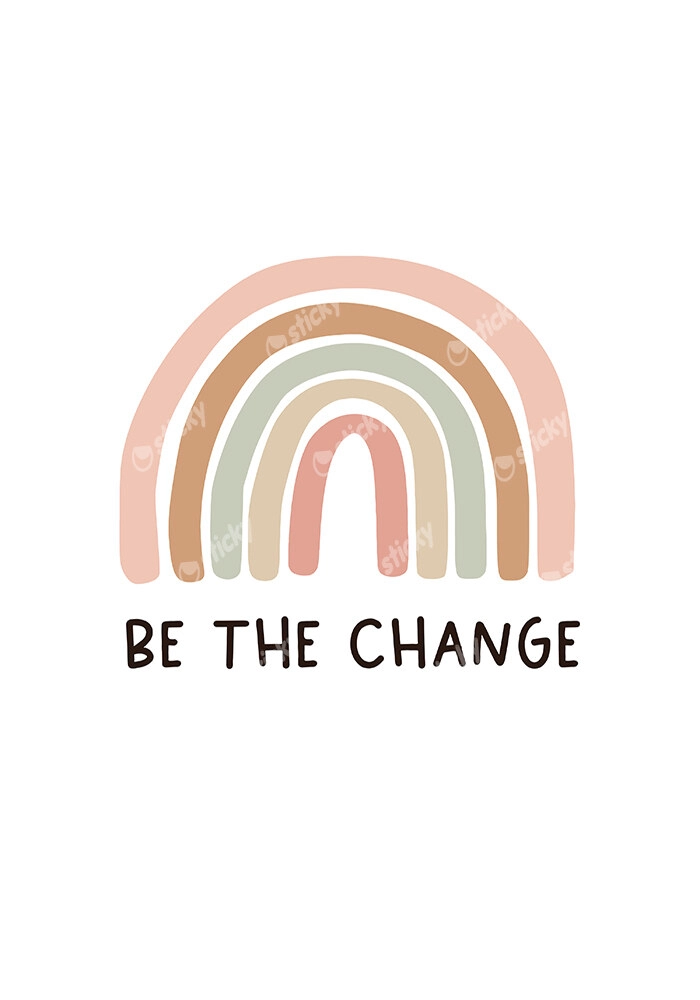 Πινακας σε καμβά RAINBOW CHANGE