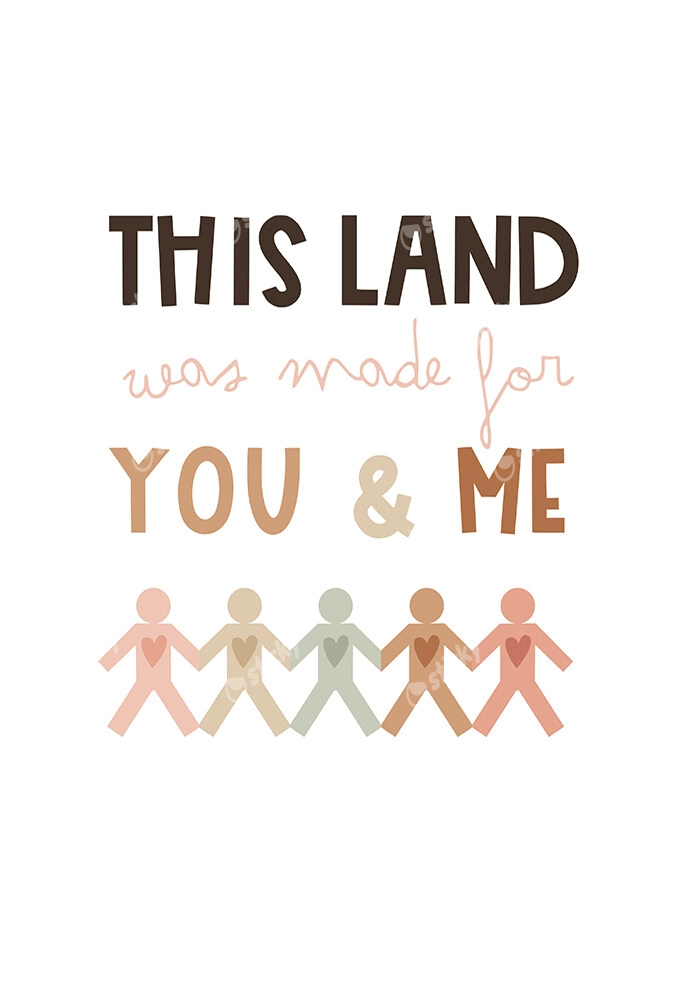 Πινακας σε καμβά THIS LAND