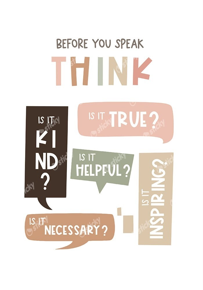 Πόστερ BEFORE YOU SPEAK