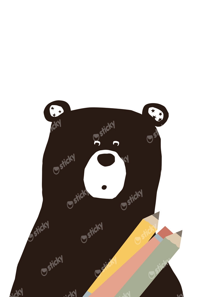 Πινακας σε καμβά ARTIST BEAR