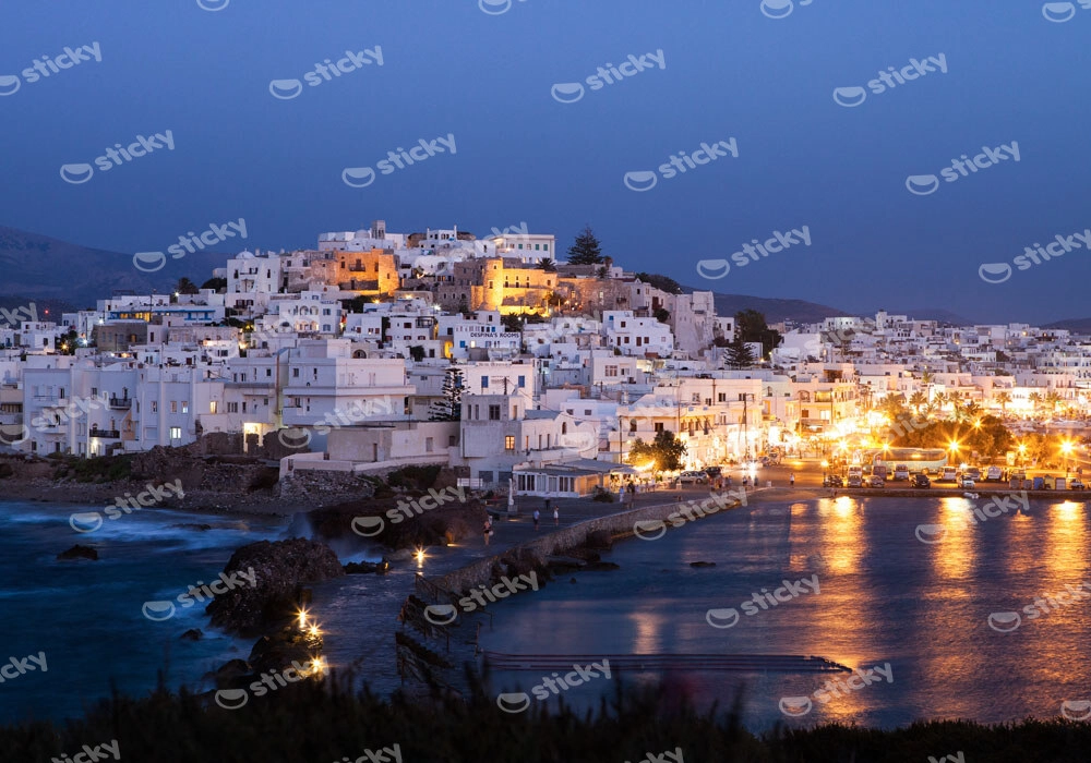 Πινακας σε καμβά CHORA NAXOS