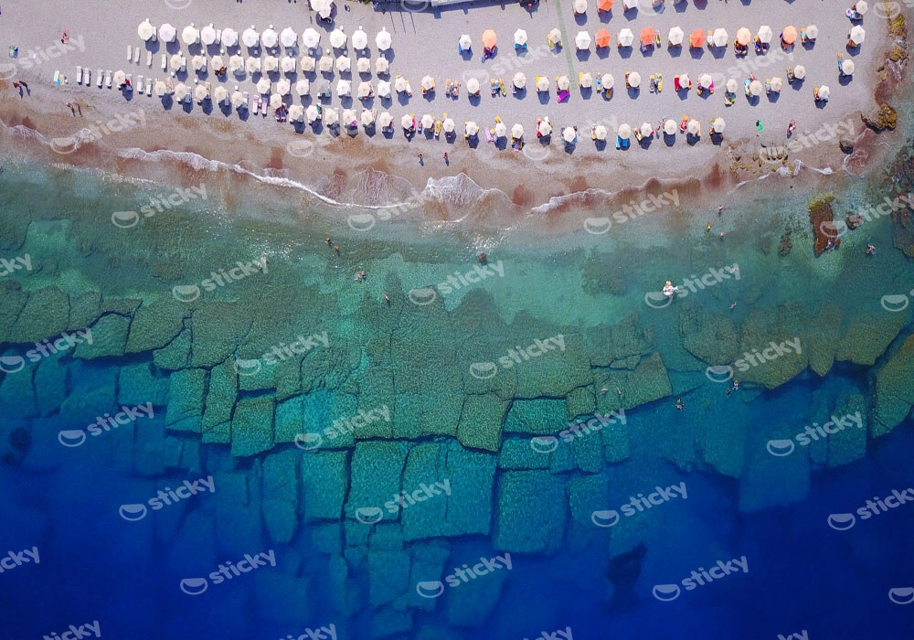 Πινακας σε καμβά ELLI BEACH RHODES