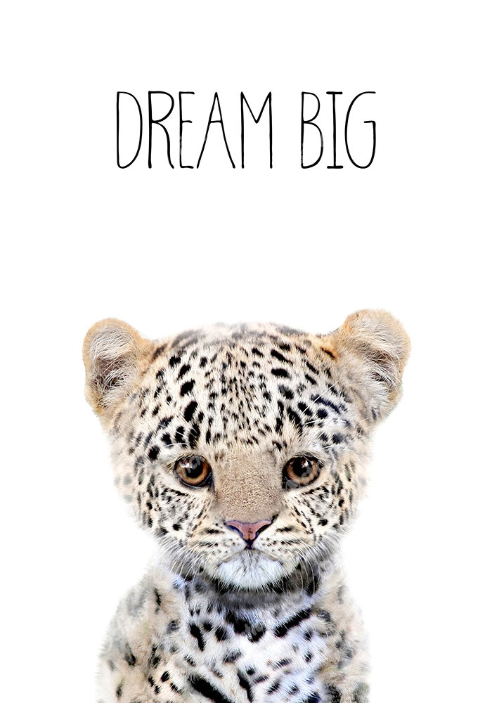 Πινακας σε καμβά CUTE LEOPARD